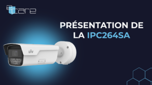 Caméra de vidéoprotection Uniview IPC264SA avec design moderne, performances 4K et intelligence vidéo.