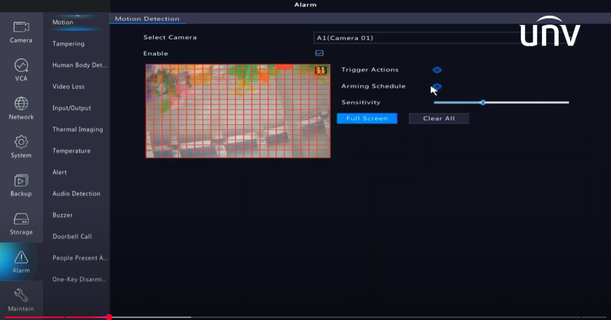 Comment configurer la fonction de One-Key Disarming sur un NVR Uniview ...