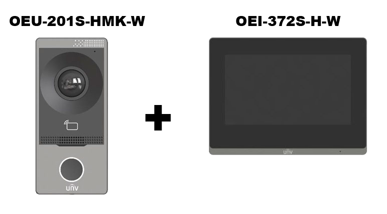 Uniview OEU-201S-HMK-W + OEI-372S-H-W